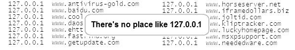 No Place Like 127.0.0.1
